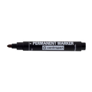 Permanent marker CENTROPEN 8566 2mm obli vrh crni - Slika 1