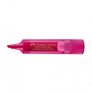 Signir Faber Castell 46 FLUO roze 14877 - Slika 1