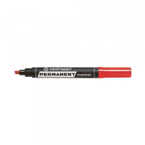 Permanent Marker CENTROPEN 8576 2mm kosi vrh crveni - Slika 1