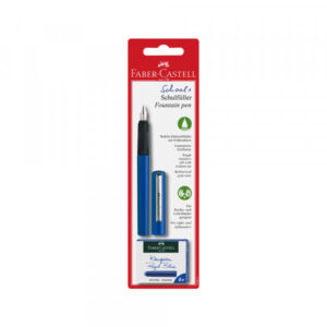 Naliv pero Faber Castell + patrone plavo 149811 - Slika 1