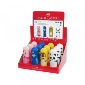 Rezač sa gumicom Faber Castell  Faces (1/12) 583513 - Slika 1
