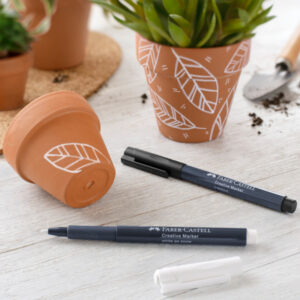 Permanent Marker Faber Castell Creative beli 1,5mm 160701 - Slika 3