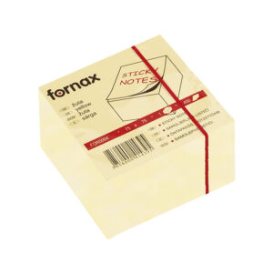 Kocka samolepljivi listići FORNAX 450 lis, 75x75 žuta 414395 - Slika 1