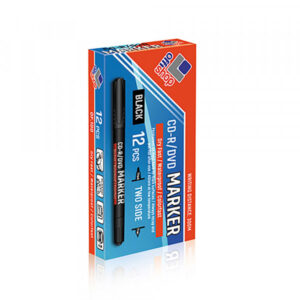 Marker CD/DVD dupli OFFIShop crni - Slika 2