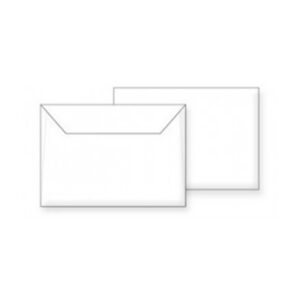Koverta B6 123x175mm bela samolepljiva - Slika 1