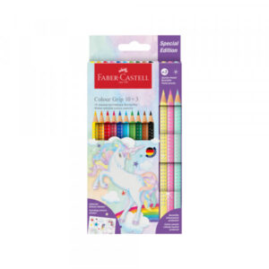 Drvene bojice Faber Castell GRIP 1/10 Unicorn+3 Sparkle 2015420 - Slika 1