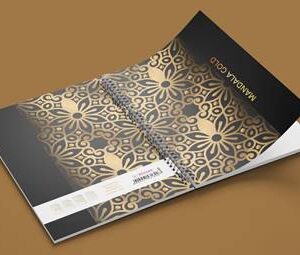 Sveska A4 Mandala gold spirala sk 100l (HL) - Slika 1