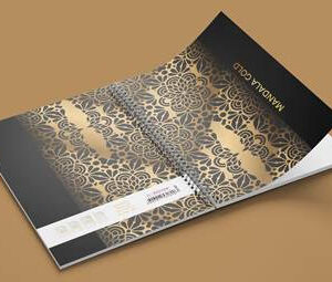 Sveska A4 Mandala gold spirala dikto 100l (HL) - Slika 2