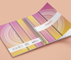 Sveska A4 Modern notebook spirala dikto 100l (HL) - Slika 4