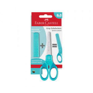 Makaze Faber Castell Grip turquise 181554 - Slika 1