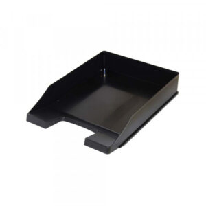 Polica za dokumenta horizontalna PVC crna - Slika 1