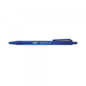 Hemijska olovka Bic Round stick click  plava - Slika 1