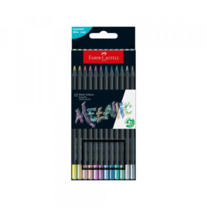 Drvene bojice Faber Castell Black Edition 1/12 metalik 116415 - Slika 1