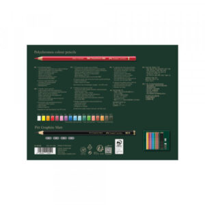 Drvene Bojice Faber Castell Polychromos 1/23 + pitt graph mat 210052 - Slika 3