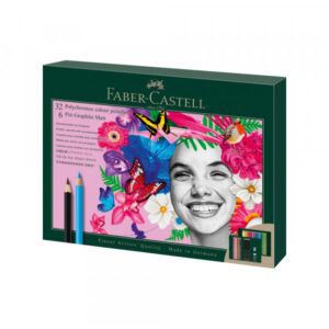 Drvene Bojice Faber Castell Polychromos 1/40 + pitt graph mat 210053 - Slika 1