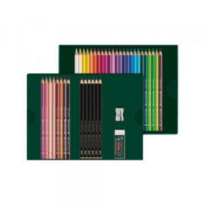 Drvene Bojice Faber Castell Polychromos 1/40 + pitt graph mat 210053 - Slika 2
