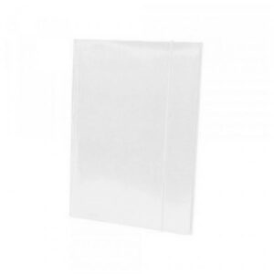 Fascikla plastificirana sa gumicom 600g bela - Slika 1