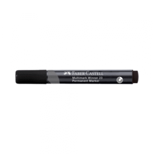 Permanent Marker Faber Castell Winner crni obli 453397 - Slika 1