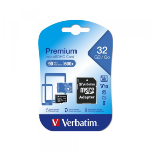 Kartica mikro SD 32 GB Verbatim + adapter klasa 10 - Slika 1