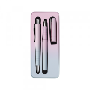 Set Faber Castell Poly hemijska olovka + naliv pero M Blushing sky 241054 - Slika 1