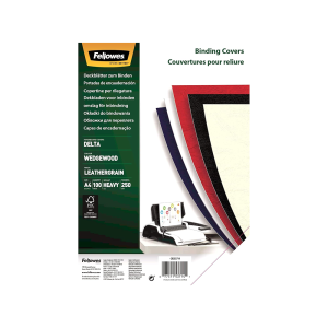 Karton za koričenje Fellowes Delta A4 5371403 sivo/plava - Slika 1