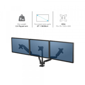 Nosač monitora Fellowes Platinum Series trostruki 8042601 crni - Slika 3
