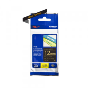 TZe-334 zlatna na crno 12mm - Slika 1