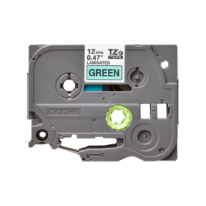 TZe-731 crna na zeleno 12mm - Slika 2