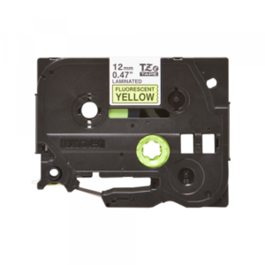 TZe-C31 crna na žuto fluo 12mm - Slika 3
