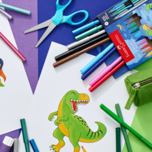 Flomaster školski Faber Castell 1/10+3 Dinosaur 554214 - Slika 3