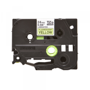 TZe-C51 crna na žuto fluo 24mm - Slika 2