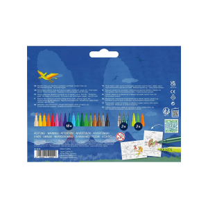 Flomaster školski Faber Castell 1/18+6 Dinosaur 554222 - Slika 3