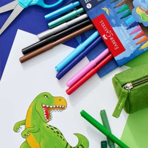 Flomaster školski Faber Castell 1/18+6 Dinosaur 554222 - Slika 4